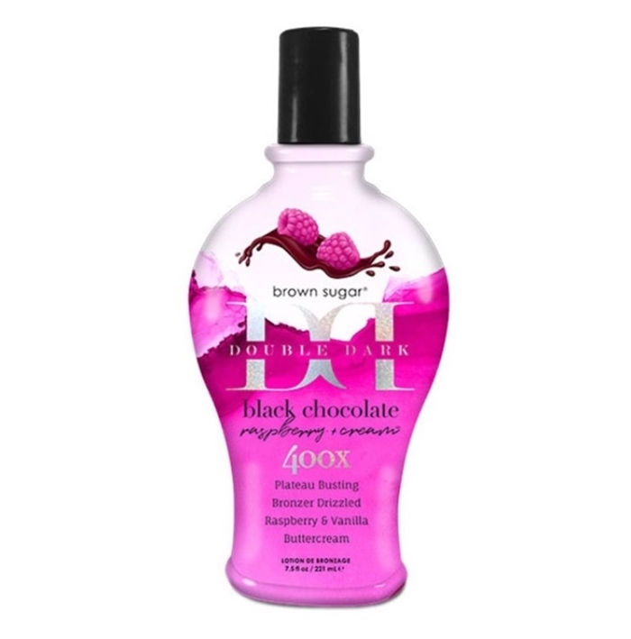 Double Dark Chocolate Raspberry Cream Bronzer - Tan Inc Tanning Lotion - Btl 7.5oz